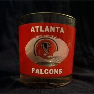 Houze Art Glass NFL Atlanta Falcons Whiskey Tumbler HouzeArt Drinking Glass